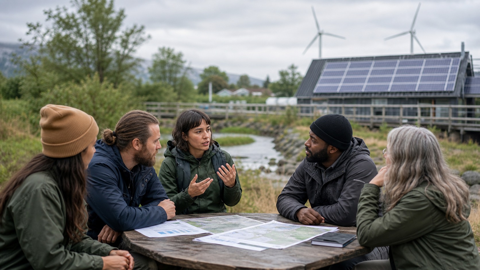 Eco-Socialism Explained: How Environmentalism and Socialism Intersect featured image showing the intersection between ecological protection and democratic economic ownership